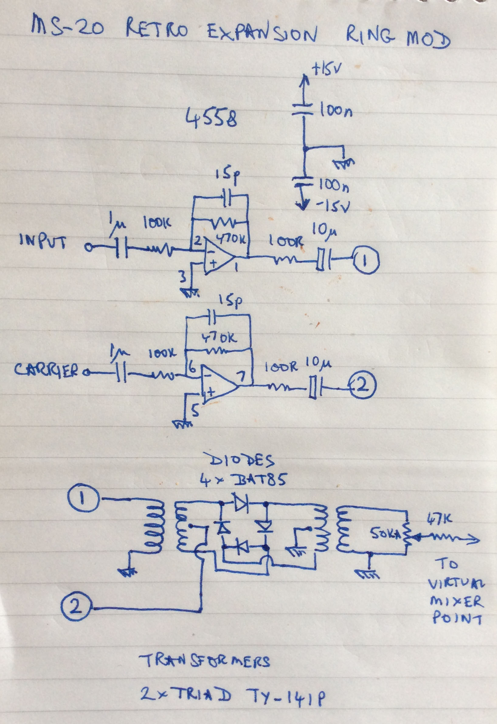 Korg MS-20 Mini modifications... My head hurts - SOS Forum